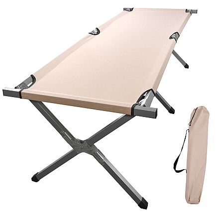 Folding camping bed Canada khaki