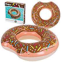 BESTWAY 36188 Koło do pływania dmuchane donut brązowe  107cm max 100 kg