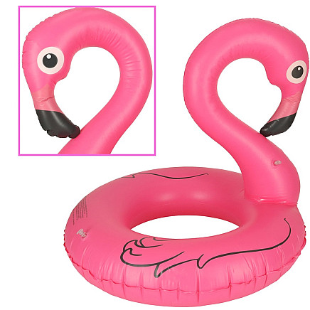 Piepūšams riņķis Flamingo, rozā, 90 cm