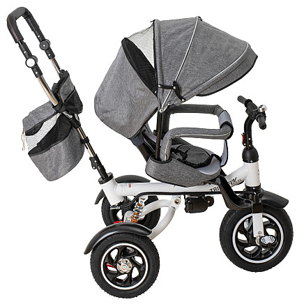 Fix V3 Kids Baby Bike Tricycle Stroller Buggy, grey