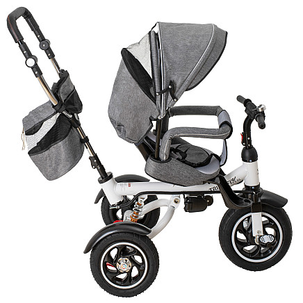 Fix V3 Kids Baby Bike Tricycle Stroller Buggy, grey