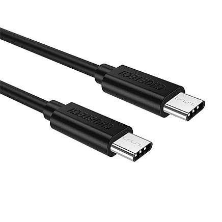 Соединительный кабель USB-C Choetech CC0001, 0,5 м (черный)