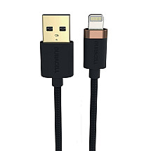 Duracell USB-C kabelis Lightning 2 m (melns)