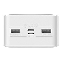 Powerbank Baseus Bipow 30000mAh, 15W (white)