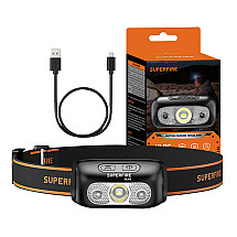 Headlamp Superfire HL05-E, 120lm, USB