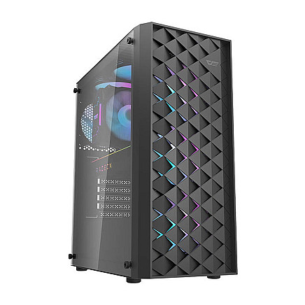 Computer case Darkflash DK351 + 4 fans (black)