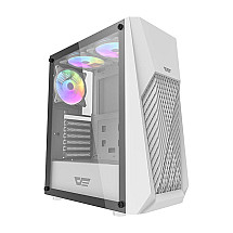 Computer case Darkflash DK150 with 3 fans (white)