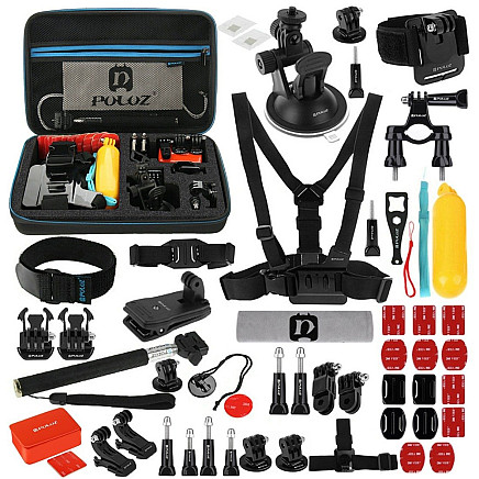 Accessories Puluz Ultimate Combo Kits for sports cameras PKT09 53 in 1