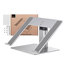 Laptop stand Baseus 11-17, adjustable (silver)