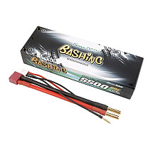 Battery Lipo Gens ace 5500mAh 2S 7.4V 60C HardCase RC 10# car with T-plug