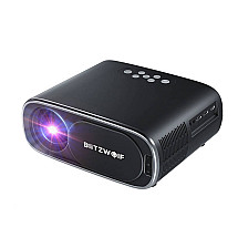 BlitzWolf BW-V4 1080p LED prožektors / projektors, Wi-Fi + Bluetooth (melns)