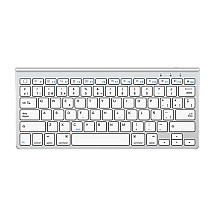 Wireless iPad keyboard Omoton KB088 with tablet holder (silver)