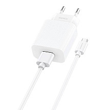 Fast charger Foneng 1x USB EU46 QC 3.0+ USB Type C cable