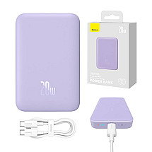 Powerbank Baseus Magnetic Mini 10000mAh 20W MagSafe (purple)