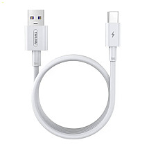 Cable USB-C Remax Marlik, 5A, 1m (white)