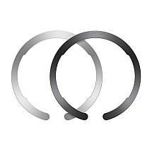 Adapter for Magsafe ESR HaloLock Ring for smartphone 2pcs. (black/silver)