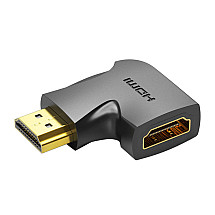 HDMI 90 degree Adapter Vention 4K 60Hz, AIOB0-2 (Black) 2pcs