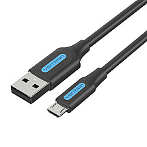 Charging Cable USB 2.0 to Micro USB Vention COLBF 1m (black)