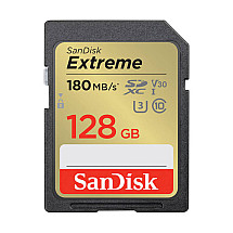 Memory card SANDISK EXTREME SDXC 128 GB 180/90 MB/s UHS-I U3 (SDSDXVA-128G-GNCIN)