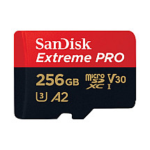 Memory card SANDISK EXTREME PRO microSDXC 256GB 200/140 MB/s UHS-I U3 (SDSQXCD-256G-GN6MA)