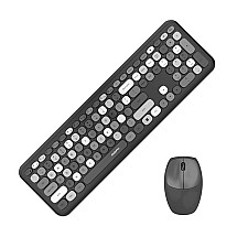 Wireless keyboard + mouse set MOFII 666 2.4G (Black)