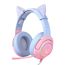 Gaming headphones ONIKUMA K9 Pink/Blue