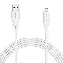 USB-A to Lightning Cable Ricomm RLS007ALW 2.1m