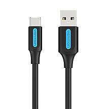 Charging Cable USB-A 2.0 to USB-C Vention COKBC 0,25m (black)