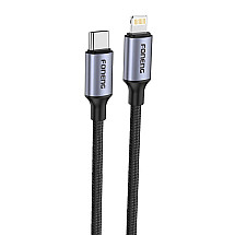 Cable Foneng Metal Head Braided Cable PD20W 1.2m (gray)