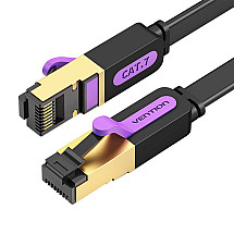 Flat UTP Category 7 Network Cable Vention ICABF 1m Black