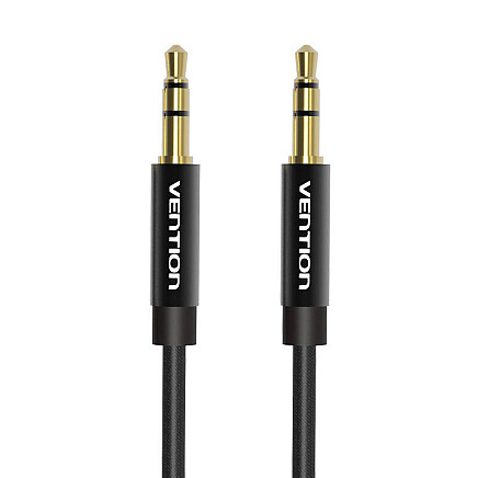 3.5mm Audio Cable 2m Vention BAGBH Black Metal