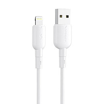 USB to Lightning cable Vipfan Colorful X11, 3A, 1m (white)