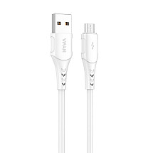 USB to Micro USB cable Vipfan Colorful X12, 3A, 1m (white)