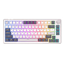 Mechanical keyboard Royal Kludge RKH81 RGB, Sky cyan switch (white)