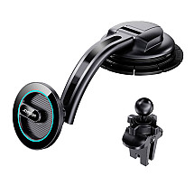 Joyroom JR-ZS366-W magnetic car cockpit/air vent holder (black)