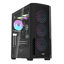 Computer case Darkflash DF2100 + 4 ARGB fans (black)