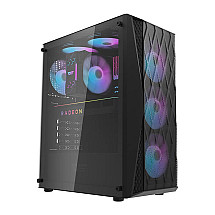 Computer case Darkflash DK352 MESH + 4 aRGB fans (black)