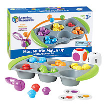 Mini Muffin Match Up Math Activity Set Learning Resources  LER 5556