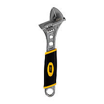 Adjustable Wrench with Plastic Handler Deli Tools EDL30108, 8 (silver)