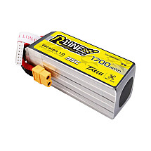 Tattu R-Line 22.2V 1700mAh 6S 95C Lipo Battery with XT60 Plug