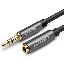 UGREEN AUX Cable Extension mini-jack 3,5 mm, 1m (black)