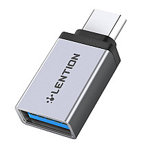 USB-C to USB 3.0 Adapter Lention (silver)