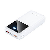 Powerbank, Vention, FHLW0, 20000mAh, Micro-USB, USB-C, 2xUSB-A, 22.5W (white)