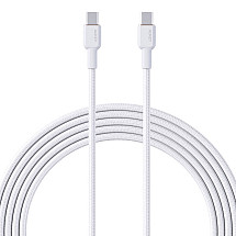 USB-C to USB-C Cable Aukey CB-NCC2, 60W, 1.8m (white)