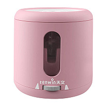 Tenwin 8035-4 battery/USB electric sharpener with container (pink)