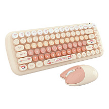 MOFII Candy New 2.4G Wireless Keyboard + Mouse Set (Orange)