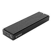 Orico NVME M.2, 10gbps, USB-A to USB-C + USB-C to USB-C drive enclosure (black)