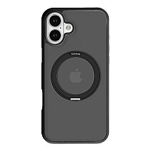 Torras Ostand Pro Case for iPhone 16 Plus (Black)