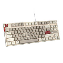 MageGee MK-STAR mechanical gaming keyboard (retro white-gray)