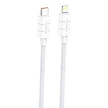 Cable USB-C do Lightning Foneng XS02 PD27W, 1,2m (biały)